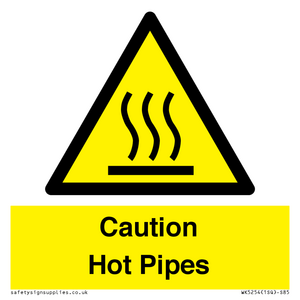 Caution Hot Pipes